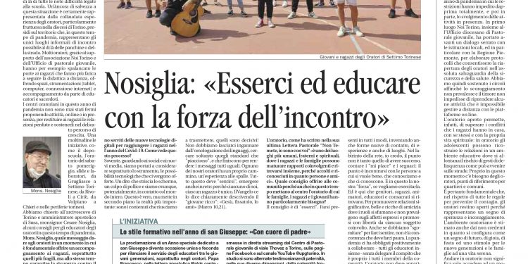 La Noi Torino su Avvenire!