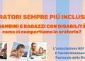 Oratori e disabilità: due incontri per gli educatori