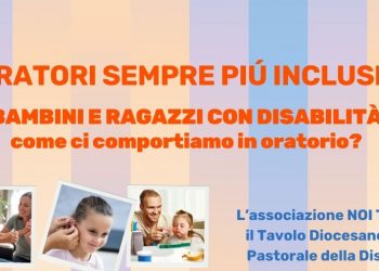 Oratori e disabilità: due incontri per gli educatori
